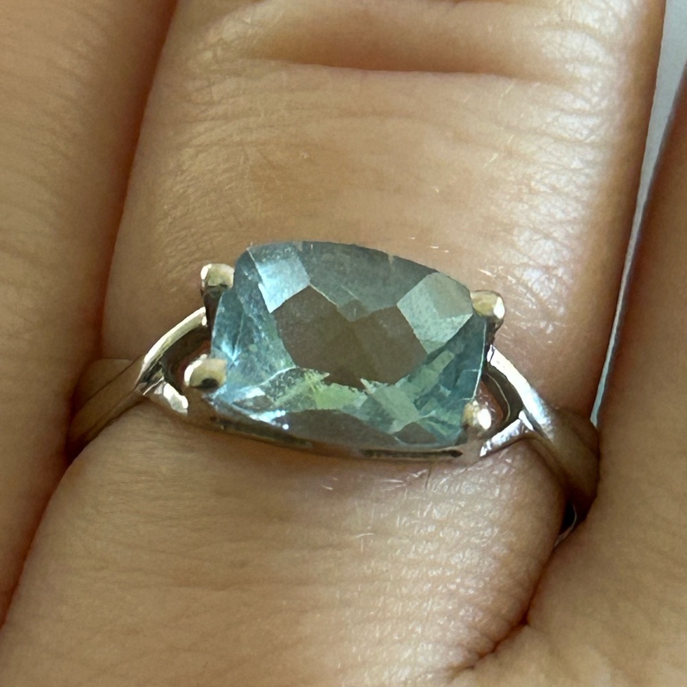 Beautiful aqua ring.